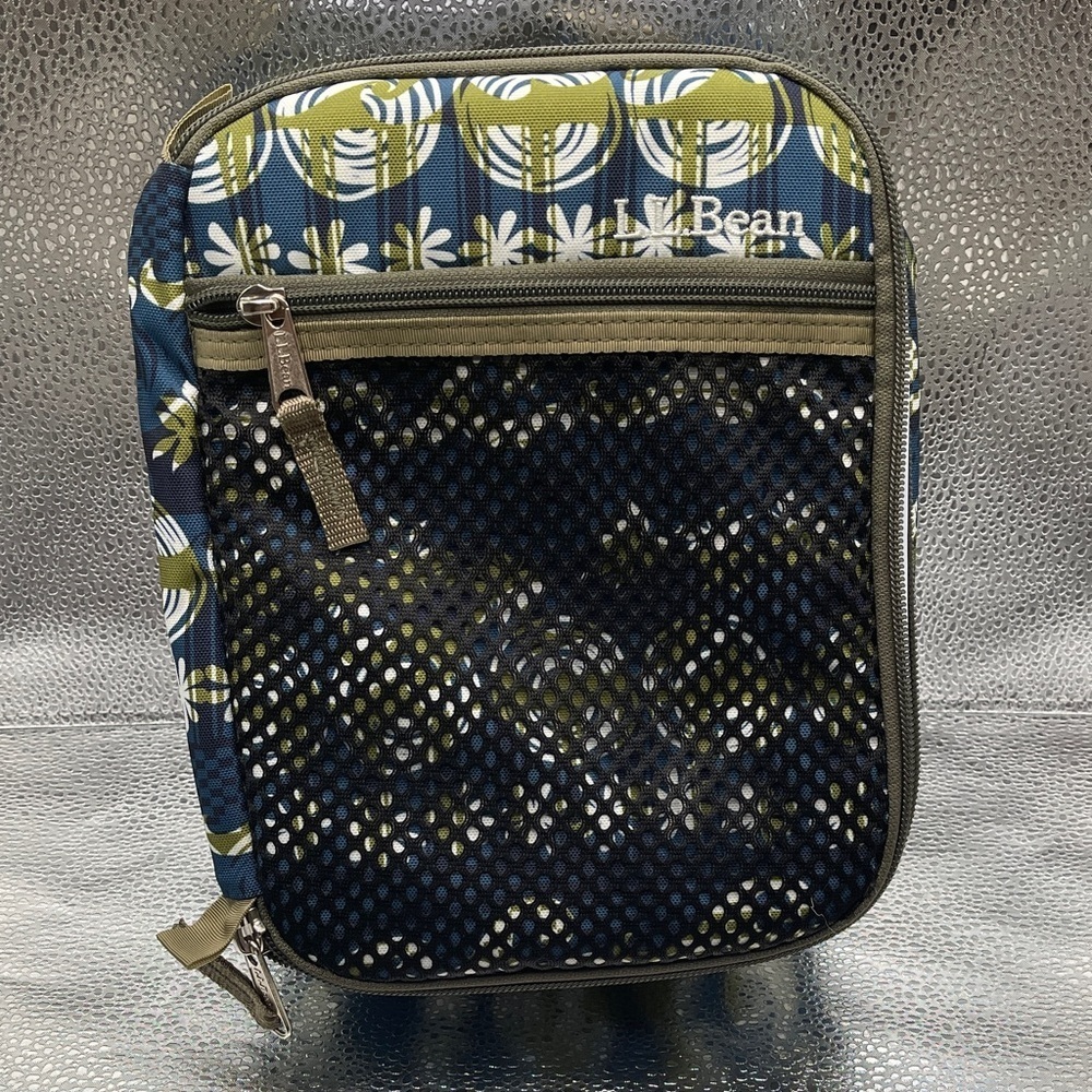 L.L. Bean Olive and Navy Toiletry Bag